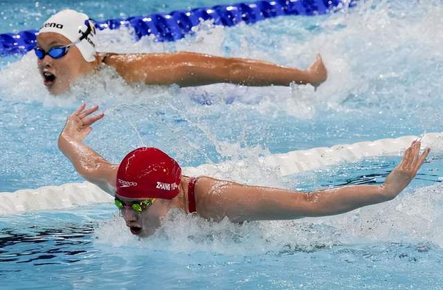 游泳比赛女选手诞生黑马，意外夺冠